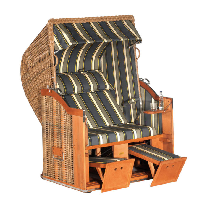 Strandkorb Classic 2-Sitzer gestreift